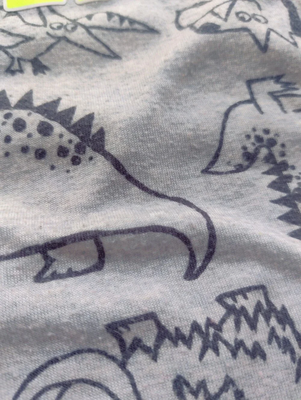 Carter's Light Gray Toddler Pajama Set Dinosaur 4t